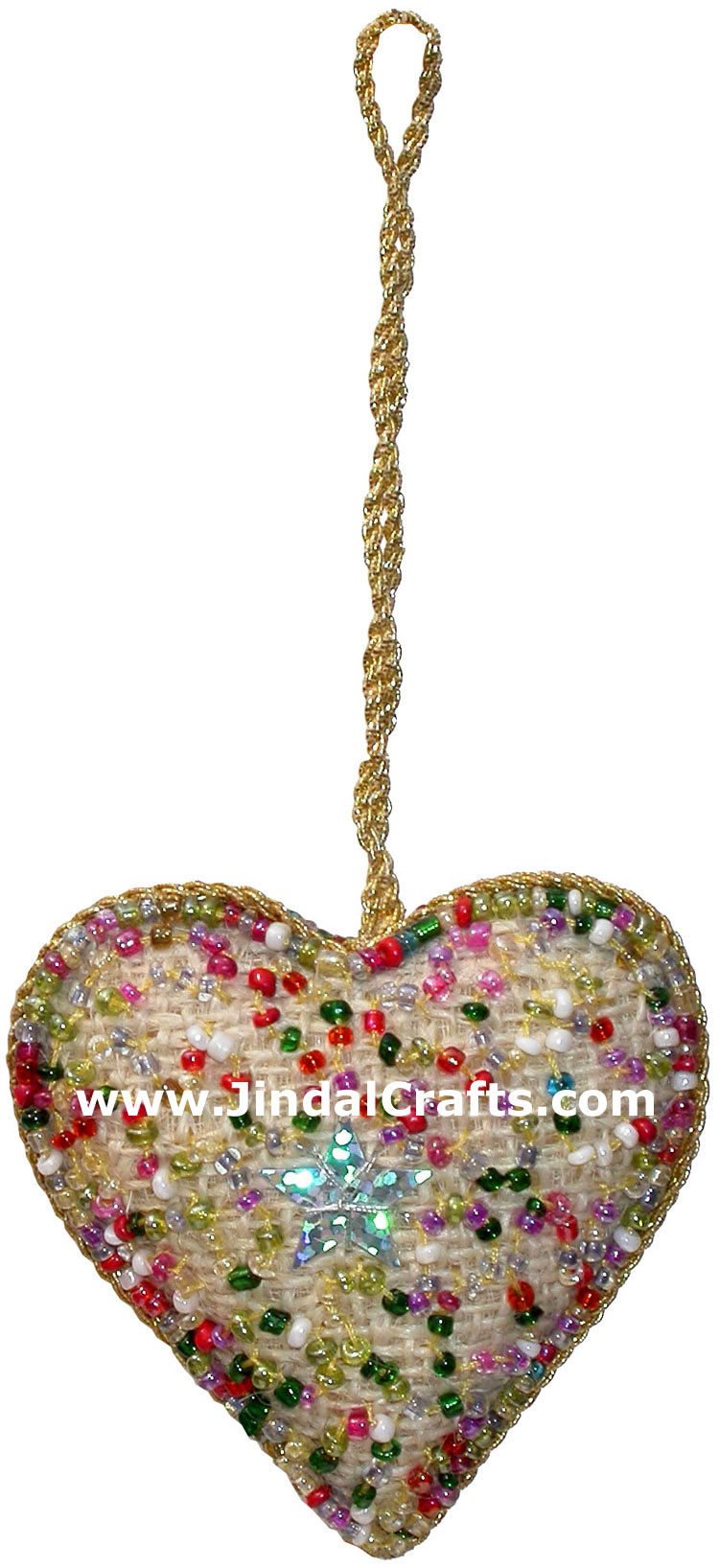 Hand Embroidered Jari Christmas Decoration Hangings