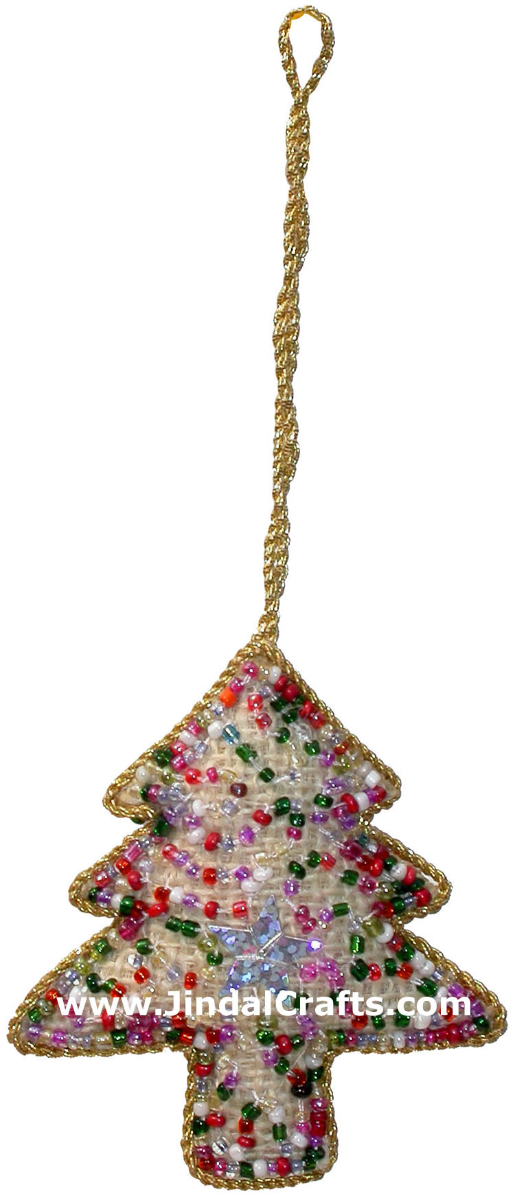 Hand Embroidered Jari Christmas Decoration Hangings
