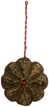 Hand Embroidered Zari Christmas Hangings Ornament India