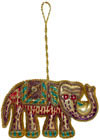 Hand Embroidered Zari Christmas Hangings Ornament India