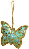 Beadwork Cotton Ornaments Christmas Handcrafted India