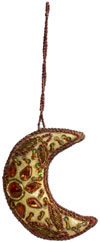 Beadwork Cotton Ornaments Christmas Handcrafted India