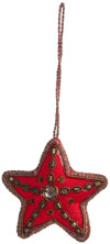 Beaded Ornaments Hand Embroidered Xmas Holiday Gift Art