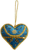Beadwork Cotton Ornaments Christmas Handcrafted India