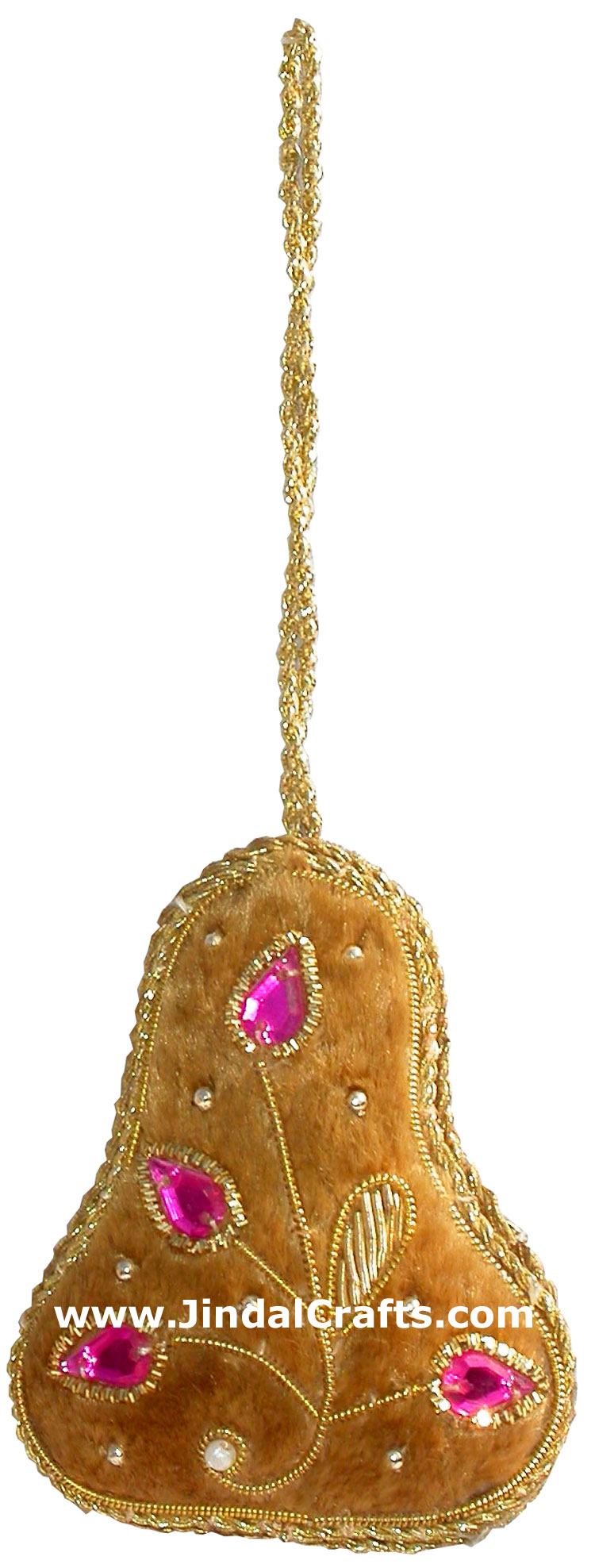 Beaded Ornaments Hand Embroidered Xmas Holiday Gift Art