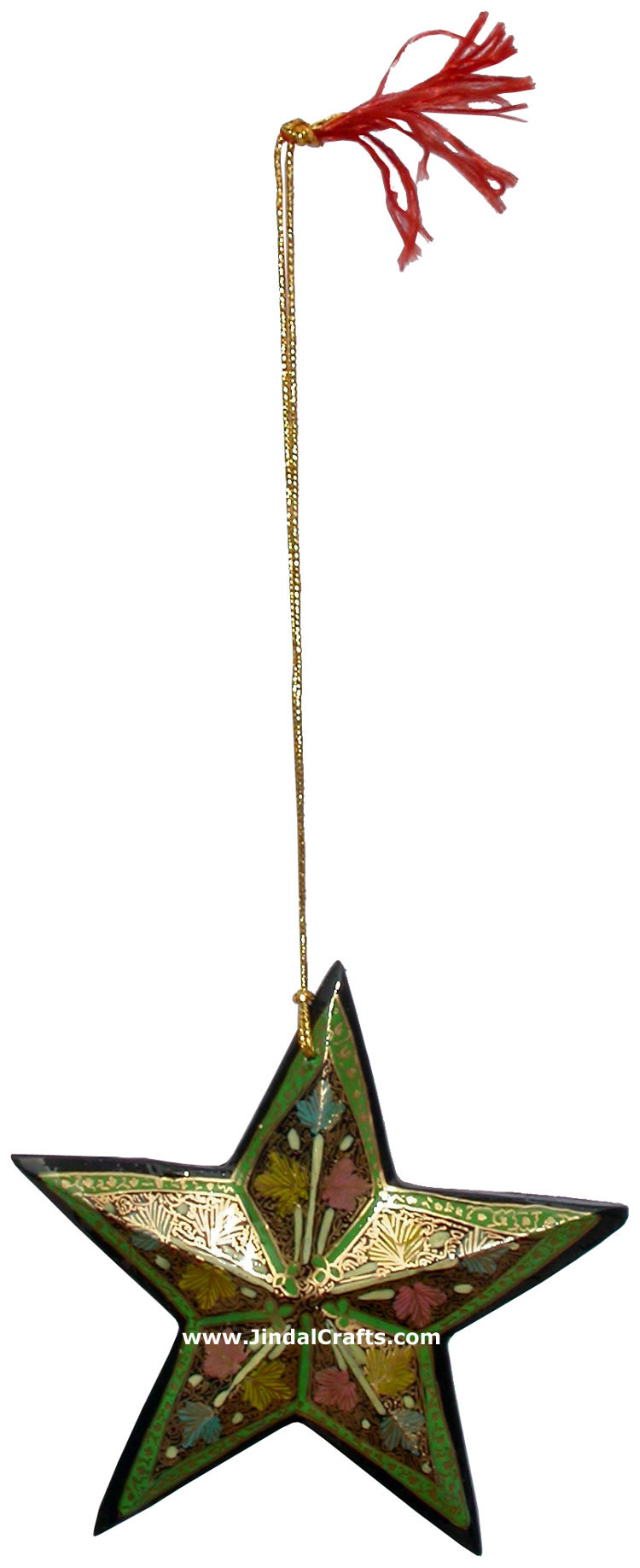 Handmade Papier Mache Decorative Painted Star India Art