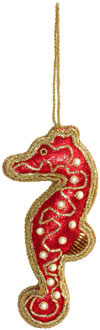 Beadwork Cotton Ornaments Christmas Handcrafted India
