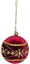 Beaded Ornaments Hand Embroidered Xmas Holiday Gift Art