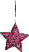 Beaded Ornaments Hand Embroidered Xmas Holiday Gift Art