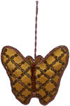 Beaded Ornaments Hand Embroidered Xmas Holiday Gift Art