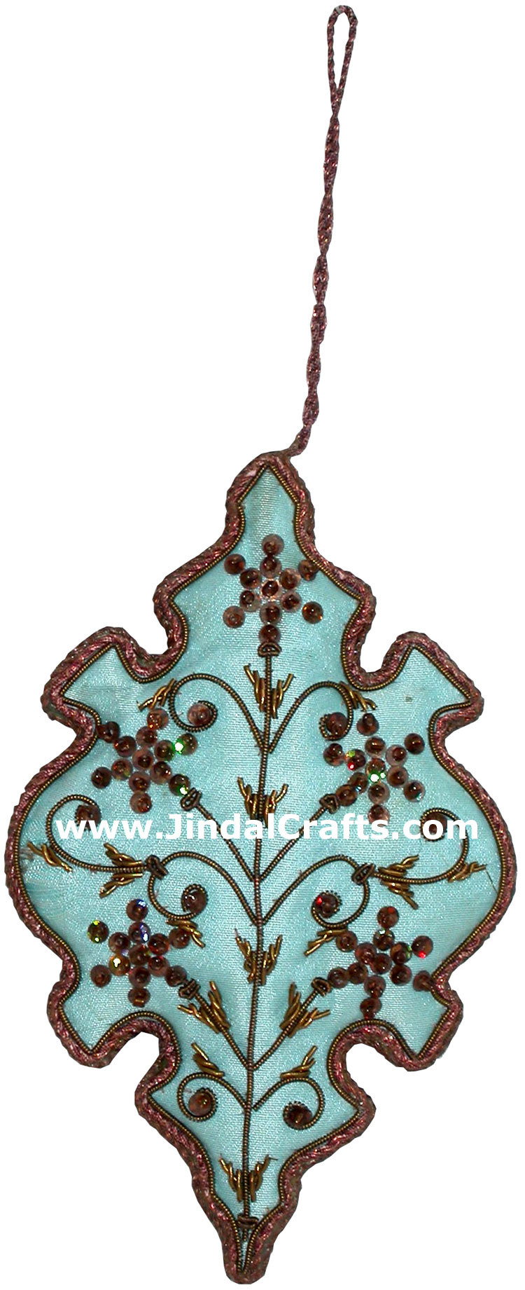 Beadwork Cotton Ornaments Christmas Handcrafted India