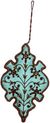 Beadwork Cotton Ornaments Christmas Handcrafted India