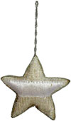 Beaded Ornaments Hand Embroidered Xmas Holiday Gift Art