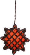 Beaded Ornaments Hand Embroidered Xmas Holiday Gift Art