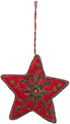 Beadwork Cotton Ornaments Christmas Handcrafted India