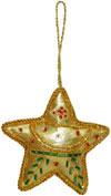 Beadwork Cotton Ornaments Christmas Handcrafted India