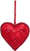 Beadwork Cotton Ornaments Christmas Handcrafted India