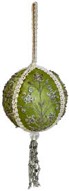 Beadwork Cotton Ornaments Christmas Handcrafted India