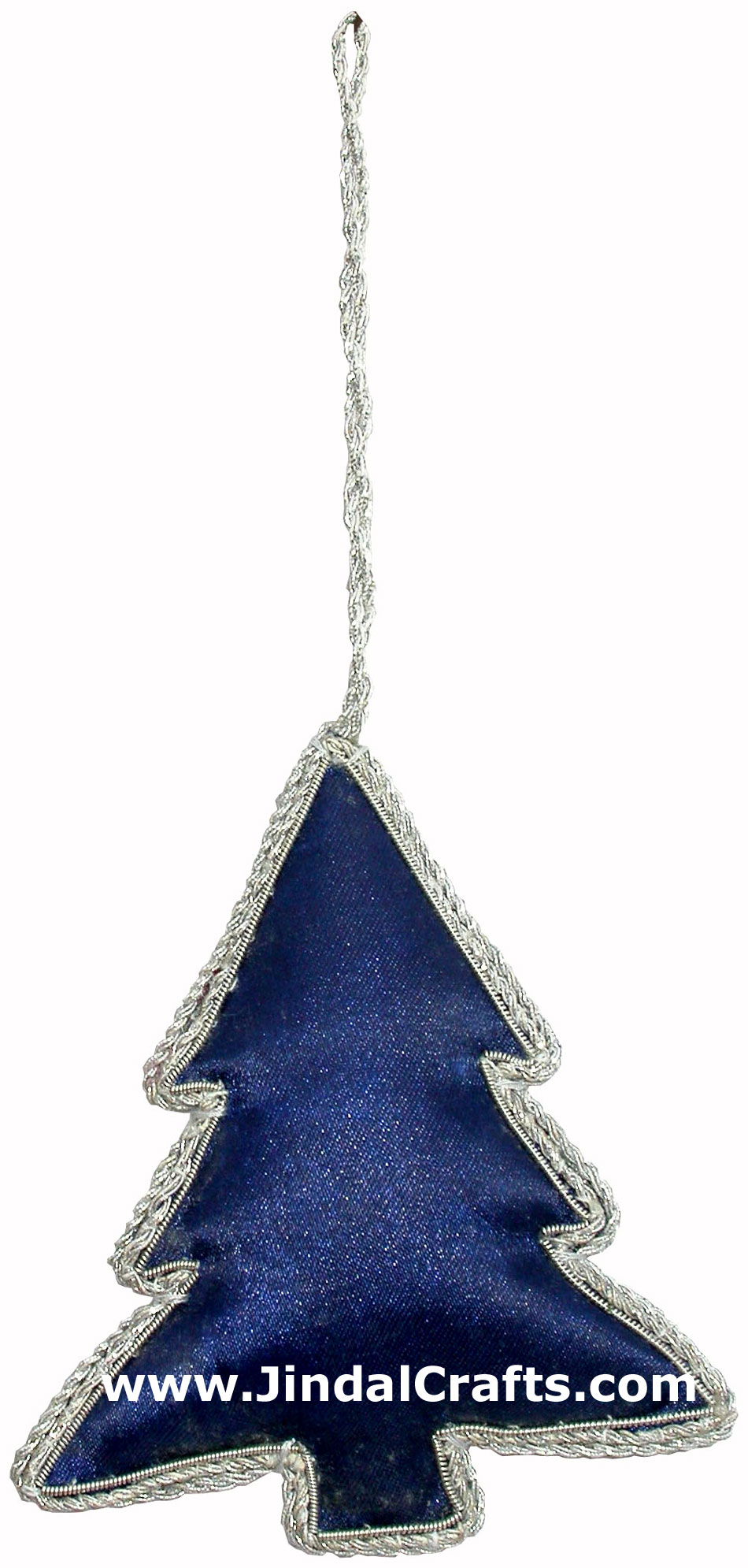 Hand Embroidered Christmas Decoration Holiday Decor Xmas Ornament from India