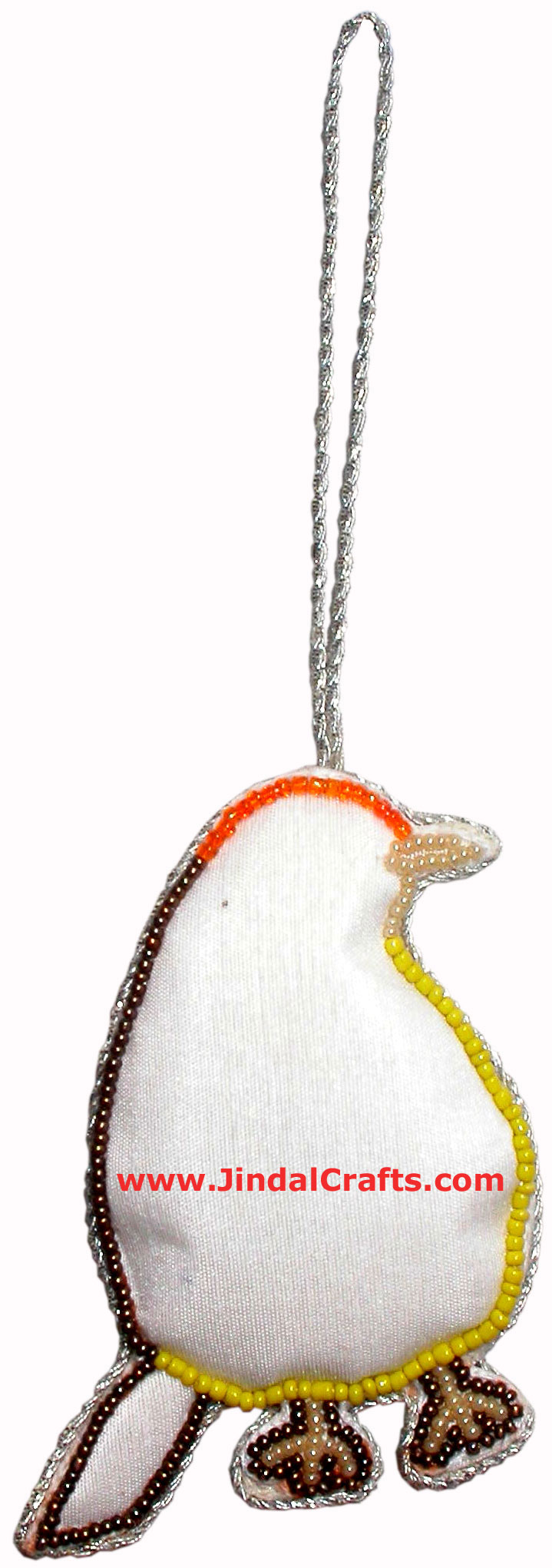 Hand Embroidered Beaded Zari Zardozi Christmas Ornaments Holiday Decoration Art