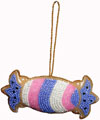 Hand Embroidered Beaded Zari Zardozi Christmas Ornaments Holiday Decoration Art
