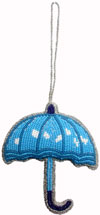 Hand Embroidered Beaded Zari Zardozi Christmas Ornaments Holiday Decoration Art