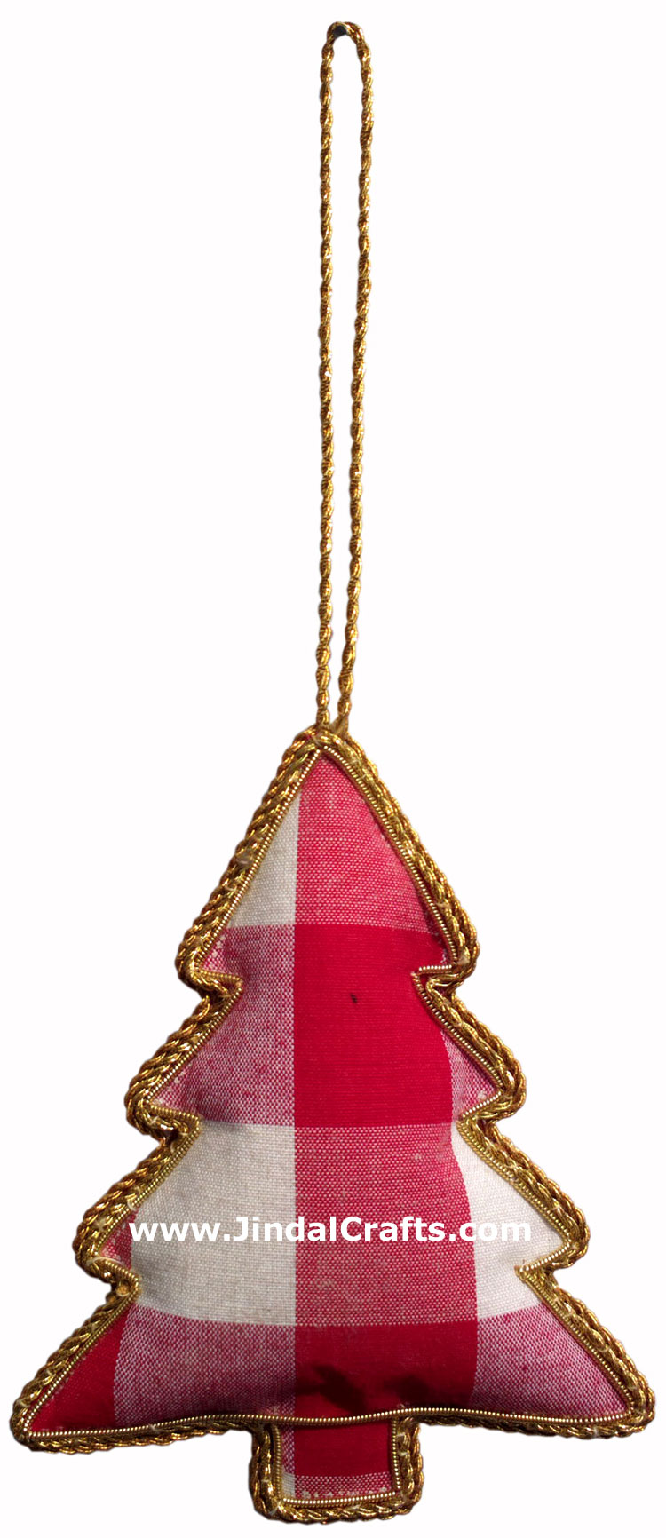 Hand Embroidered Beaded Zari Zardozi Christmas Ornaments Holiday Decoration Art