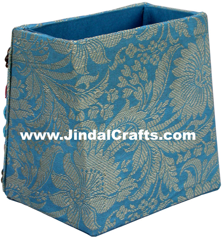 Colourful Hand Embroidered Designer Beads Pen Holder India Unique Gift Souvenirs