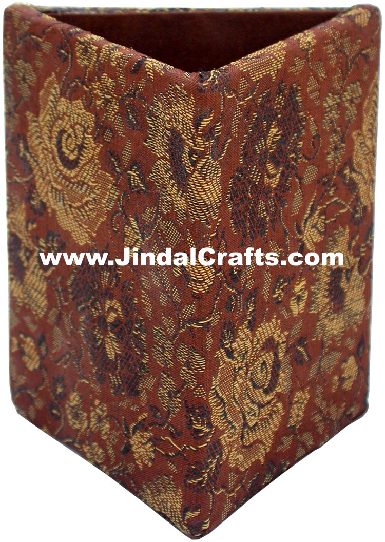 Colourful Hand Embroidered Designer Bead Pen Holder India Unique Gifts Souvenir