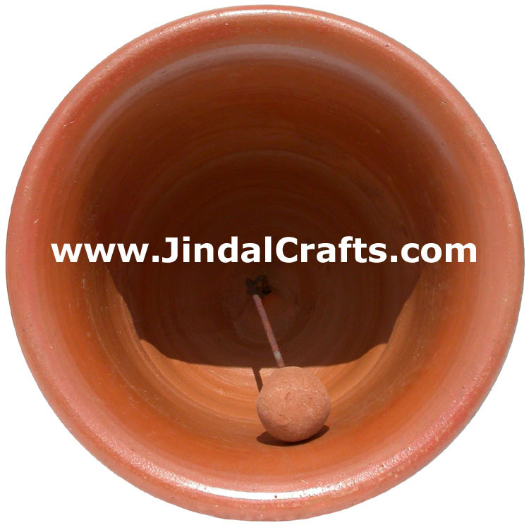 Terracotta Bell Hand made Warli Painting Traditional