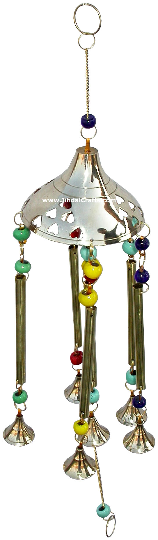 Brass Wind Chimes Handmade Home Decoration India Crafts