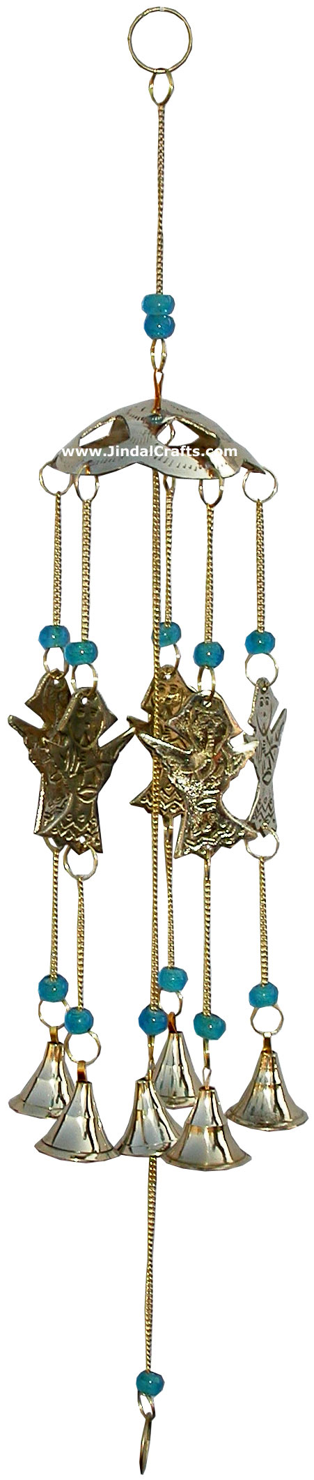 Wind Chimes Hanging Bells - Brass Beads Made Home Decoration Indian Handicrafts