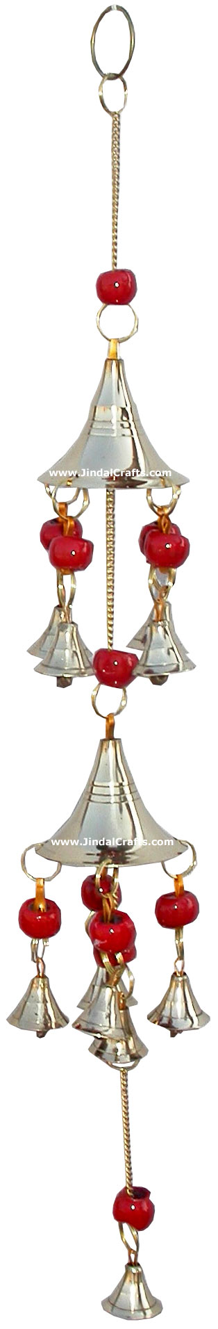 Brass Wind Chimes Handmade Home Decoration India Crafts