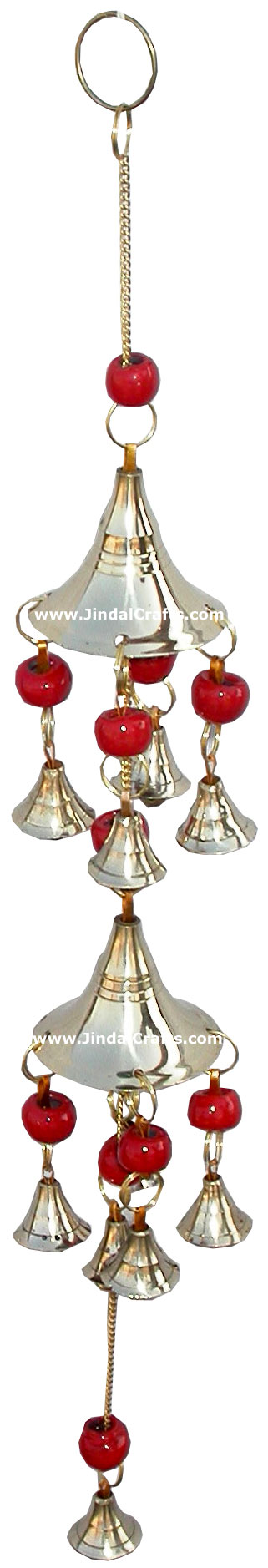 Brass Wind Chimes Handmade Home Decoration India Crafts