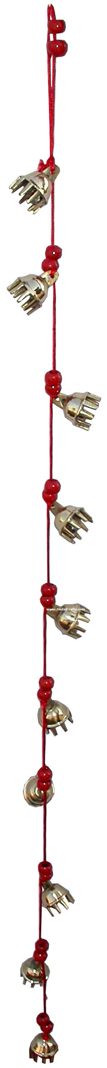 Wind Chimes Hanging Bells - Brass Beads Made Home Decoration Christmas Xmas Bell