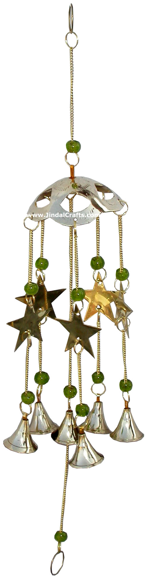 Brass Wind Chimes Handmade Home Decoration India Crafts