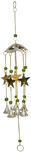 Brass Wind Chimes Handmade Home Decoration India Crafts