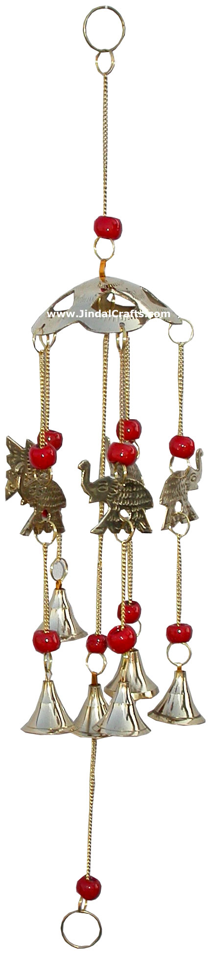 Wind Chimes Hanging Bells - Brass Beads Made Home Decoration Indian Handicrafts