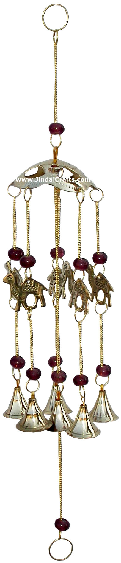 Wind Chimes Hanging Bells - Brass Beads Made Home Decoration Indian Handicrafts