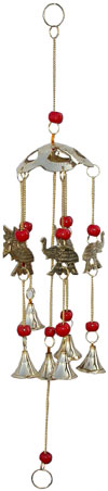 Wind Chimes Hanging Bells - Brass Beads Made Home Decoration Indian Handicrafts
