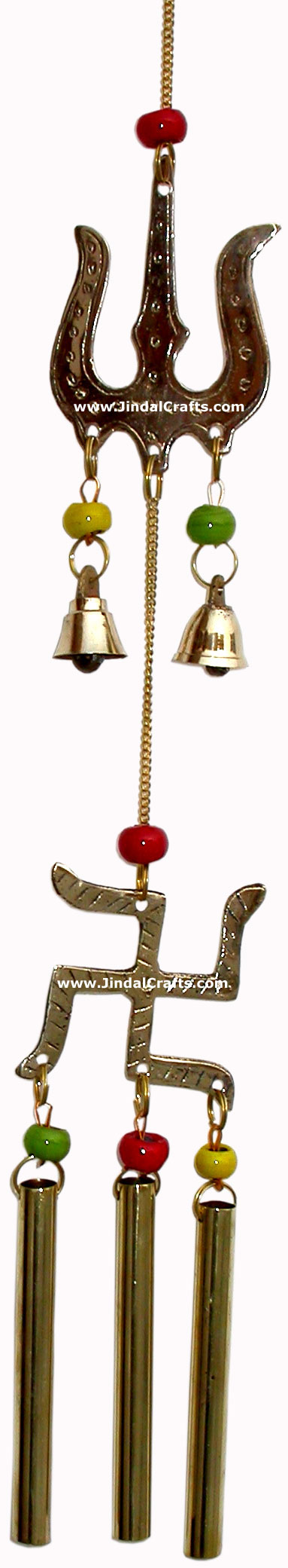 Brass made Wind Chime Home Decoration Feng Shui Artifact from India Metal Crafts