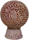 Soapstone Candle Holder Indian Hand Carving Jaali Art