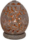 Soapstone Candle Holder Indian Hand Carving Jaali Art