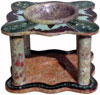 Hand Made Hand Painted Stone Oil Burner Indian Handicrafts Aroma Artifact Crafts