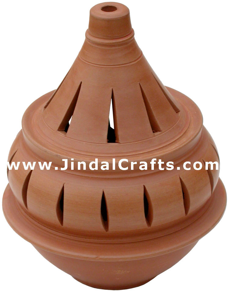 Handmade Terracotta Candle / Aroma Holder Indian Art