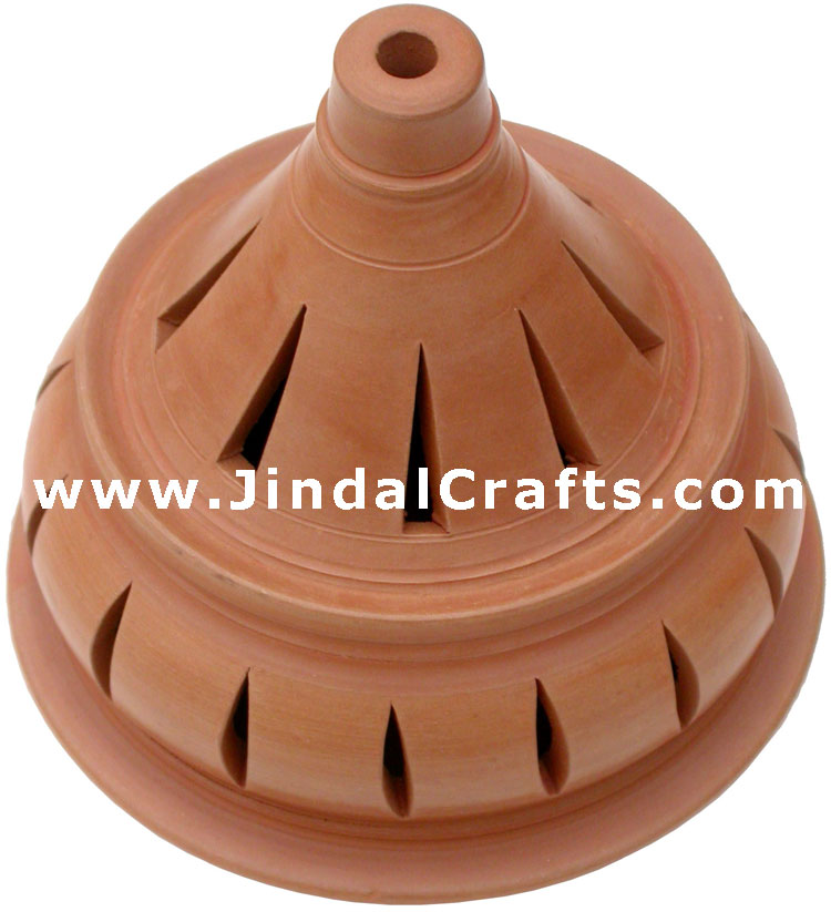 Handmade Terracotta Candle / Aroma Holder Indian Art