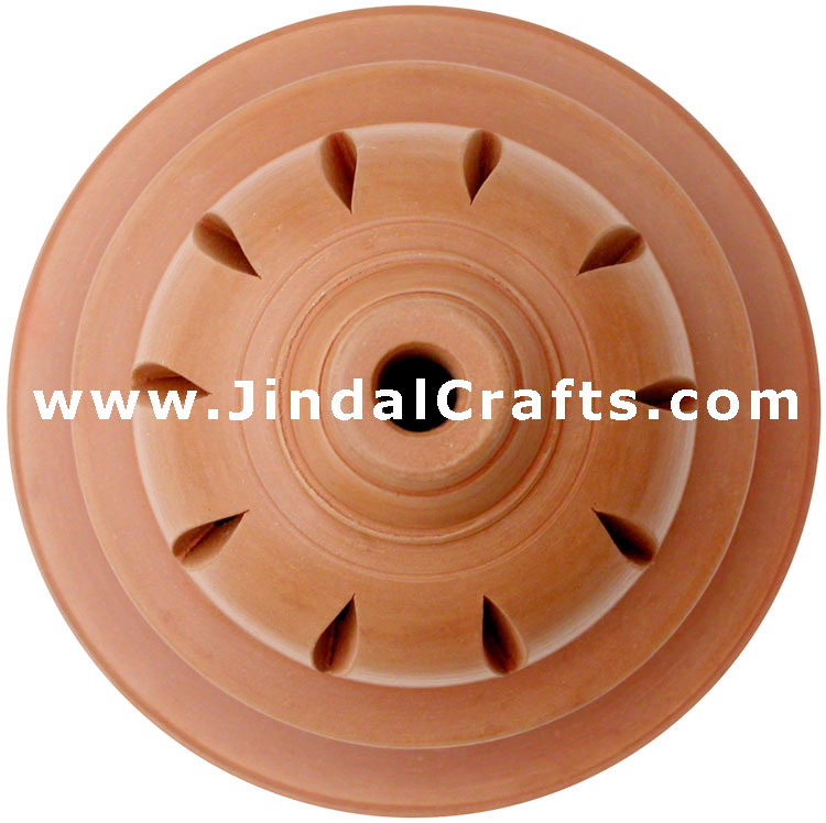 Handmade Terracotta Candle / Aroma Holder Indian Art