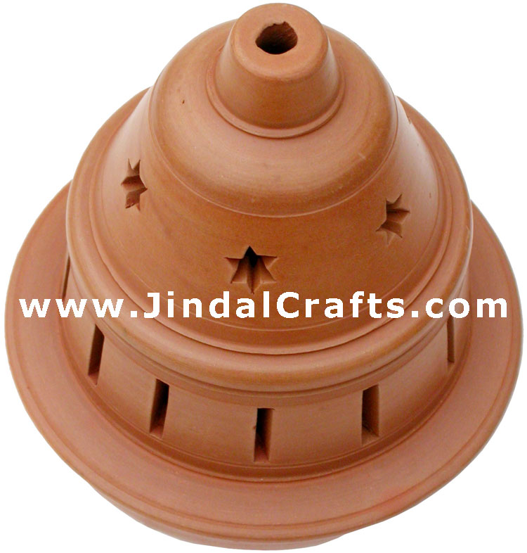 Handmade Terracotta Candle / Aroma Holder Indian Art
