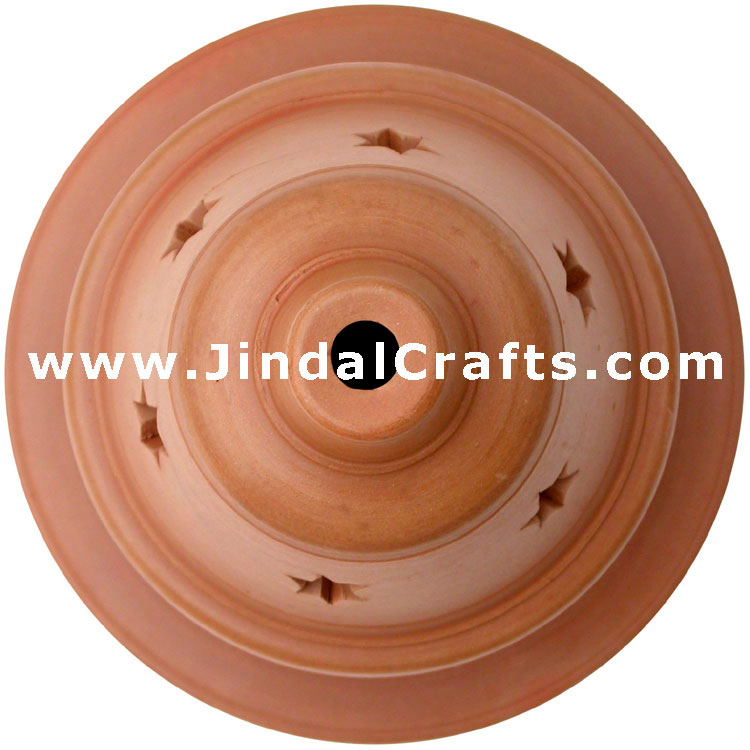 Handmade Terracotta Candle / Aroma Holder Indian Art