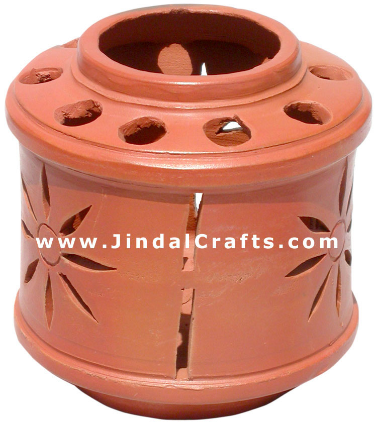 Candle holder - Handmade Terracotta Traditional Art